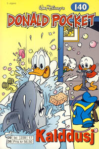 Cover for Donald Pocket (Hjemmet / Egmont, 1968 series) #140 - Kalddusj [3. utgave bc 239 17]