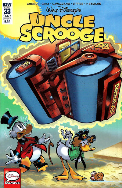 Cover for Uncle Scrooge (IDW, 2015 series) #33 / 437 [Cover A]