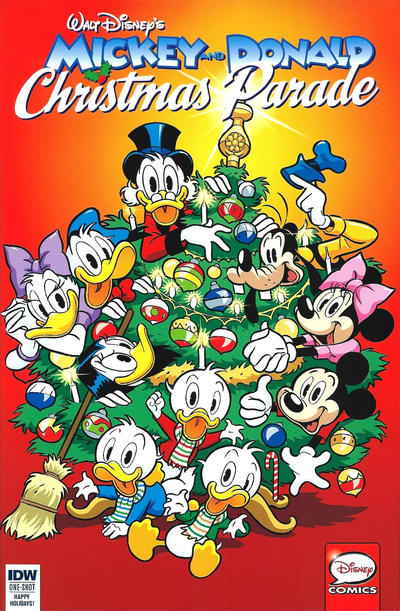 Cover for Mickey and Donald Christmas Parade (IDW, 2015 series) #3