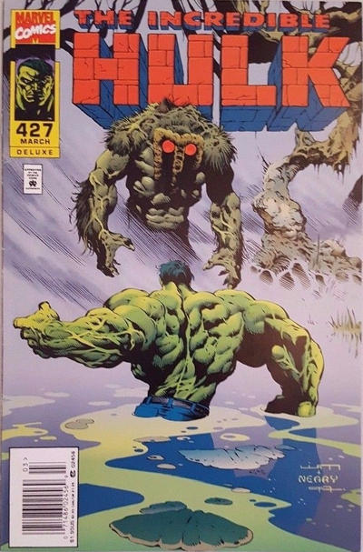 Cover for The Incredible Hulk (Marvel, 1968 series) #427 [Deluxe Newsstand Edition]