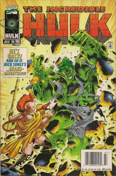 Cover for The Incredible Hulk (Marvel, 1968 series) #443 [Newsstand]
