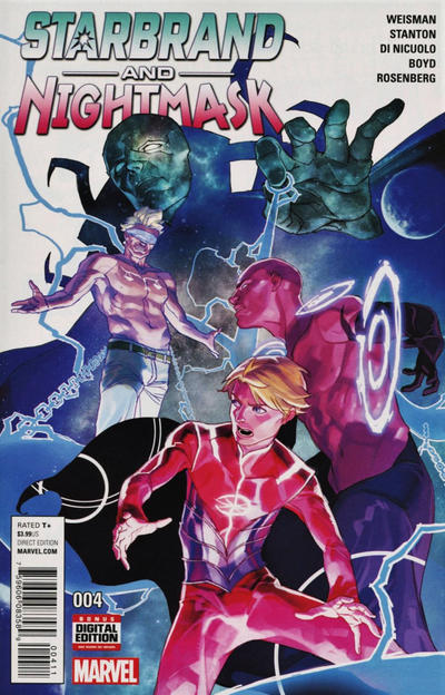 Cover for Starbrand and Nightmask (Marvel, 2016 series) #4