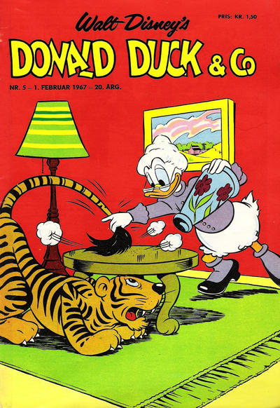 Cover for Donald Duck & Co (Hjemmet / Egmont, 1948 series) #5/1967
