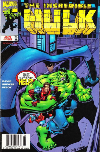 Cover for The Incredible Hulk (Marvel, 1968 series) #465 [Newsstand]