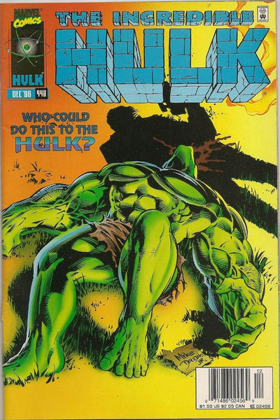 Cover for The Incredible Hulk (Marvel, 1968 series) #448 [Newsstand]