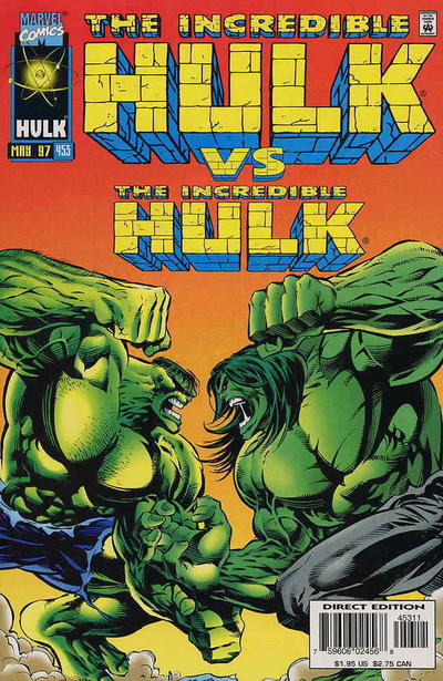 Cover for The Incredible Hulk (Marvel, 1968 series) #453 [Direct Edition]