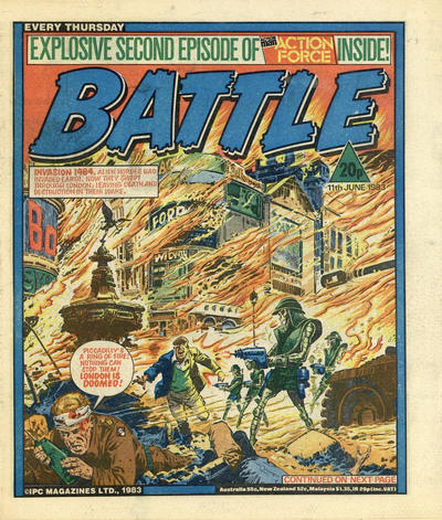 Cover for Battle (IPC, 1981 series) #11 June 1983 [423]