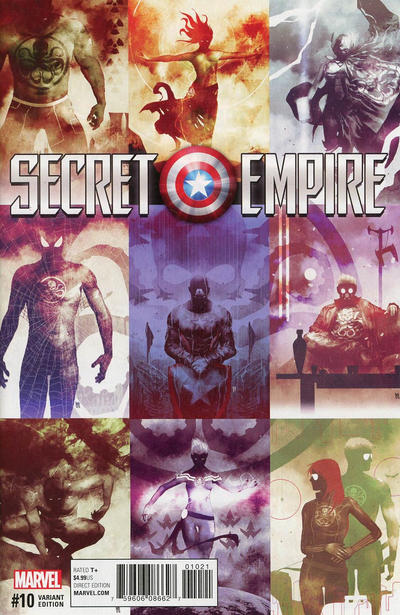 Cover for Secret Empire (Marvel, 2017 series) #10 [Andrea Sorrentino 'Hydra Hero']