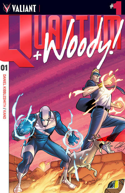 Cover for Quantum and Woody! (Valiant Entertainment, 2017 series) #1 [Cover E - Clayton Henry]