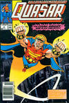 Cover for Quasar (Marvel, 1989 series) #1 [Newsstand]