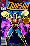 Cover for Quasar (Marvel, 1989 series) #16 [Newsstand]