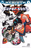 Cover for Super Sons (DC, 2017 series) #1 [ComicsPro Jorge Jimenez Partial Color Cover]