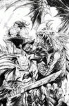 Cover Thumbnail for Dark Nights: Metal (2017 series) #1 [Unknown Comics Tyler Kirkham Color Your Own Black and White Cover]