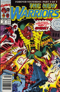 Cover Thumbnail for The New Warriors (Marvel, 1990 series) #13 [Newsstand]