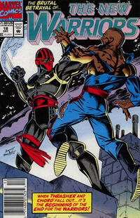 Cover Thumbnail for The New Warriors (Marvel, 1990 series) #18 [Newsstand]