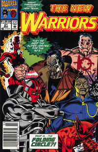 Cover Thumbnail for The New Warriors (Marvel, 1990 series) #21 [Newsstand]