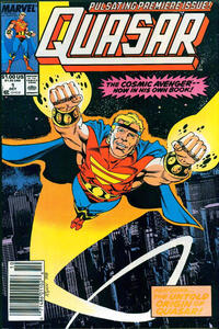 Cover Thumbnail for Quasar (Marvel, 1989 series) #1 [Newsstand]