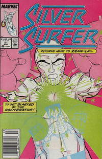 Cover Thumbnail for Silver Surfer (Marvel, 1987 series) #21 [Newsstand]