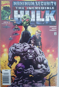 Cover for Incredible Hulk (Marvel, 2000 series) #21 [Newsstand]