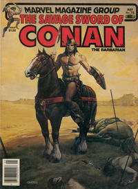 Cover Thumbnail for The Savage Sword of Conan (Marvel, 1974 series) #76 [Newsstand]