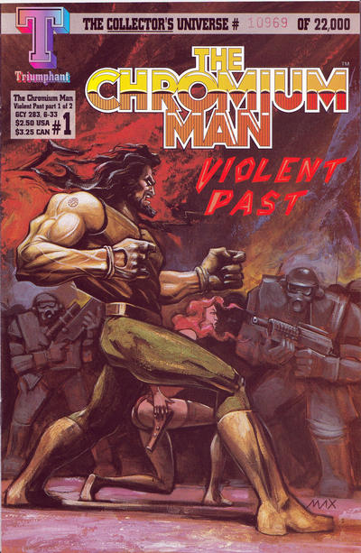Cover for The Chromium Man: Violent Past (Triumphant, 1994 series) #1