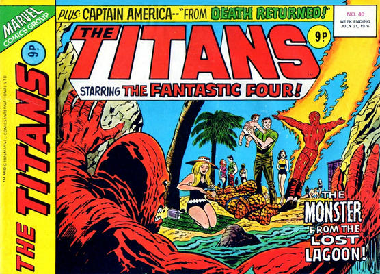 Cover for The Titans (Marvel UK, 1975 series) #40