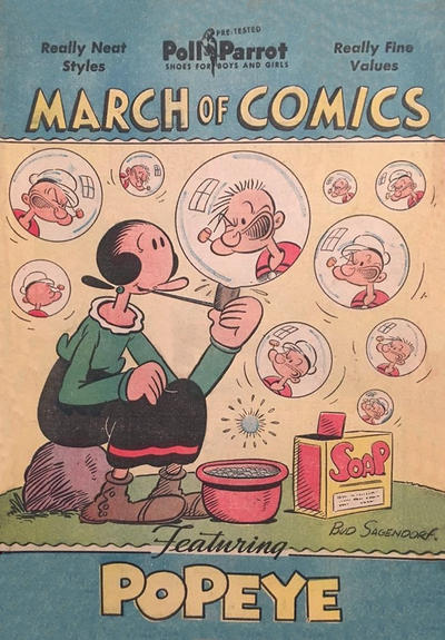 Cover for Boys' and Girls' March of Comics (Western, 1946 series) #37 [Poll-Parrot Shoes]