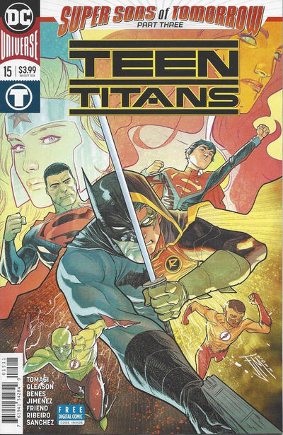 Cover for Teen Titans (DC, 2016 series) #15 [Francis Manapul Cover]