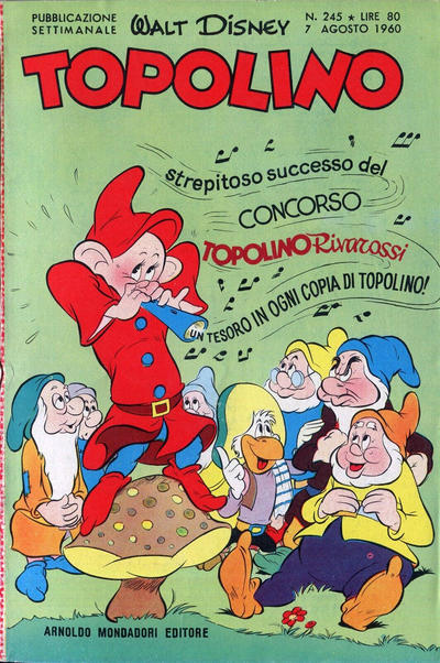 Cover for Topolino (Mondadori, 1949 series) #245