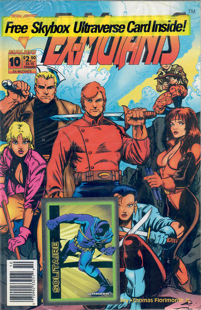 Cover for Ex-Mutants (Malibu, 1992 series) #10 [Newsstand]