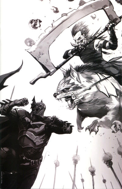 Cover for Dark Nights: Metal (DC, 2017 series) #1 [Exclusive Francesco Mattina Black and White Virgin Cover]