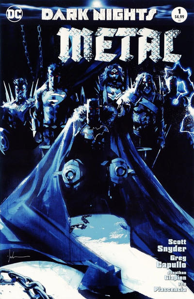 Cover for Dark Nights: Metal (DC, 2017 series) #1 [KRS Comics Jock Blue Cover]