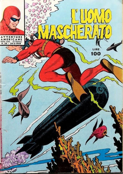 Cover for L'Uomo Mascherato nuova serie [Avventure americane] (Edizioni Fratelli Spada, 1967 series) #56
