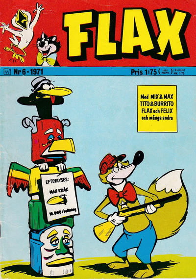 Cover for Flax (Williams Förlags AB, 1969 series) #6/1971
