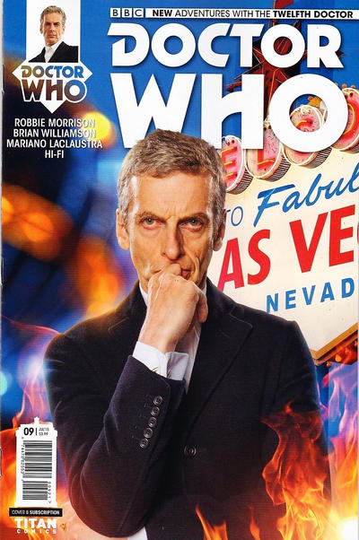 Cover for Doctor Who: The Twelfth Doctor (Titan, 2014 series) #9 [Cover B Subscription]