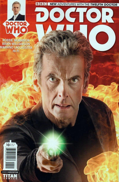 Cover for Doctor Who: The Twelfth Doctor (Titan, 2014 series) #10 [Subscription Photo Cover]