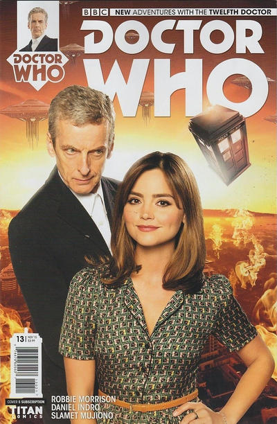Cover for Doctor Who: The Twelfth Doctor (Titan, 2014 series) #13 [Subscription Photo Cover]