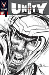 Cover Thumbnail for Unity (2013 series) #1 [Cover L - Neal Adams Black and White]