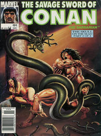 Cover Thumbnail for The Savage Sword of Conan (Marvel, 1974 series) #191 [Newsstand]