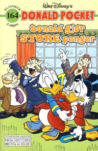 Cover Thumbnail for Donald Pocket (Hjemmet / Egmont, 1968 series) #164 - Donald gjør store penger [3. utgave bc 0277 003]