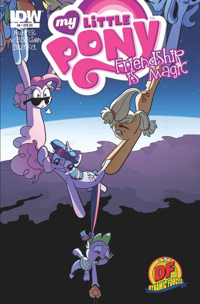 Cover for My Little Pony: Friendship Is Magic (IDW, 2012 series) #6 [Cover RE - Dynamic Forces Exclusive - Amy Mebberson]
