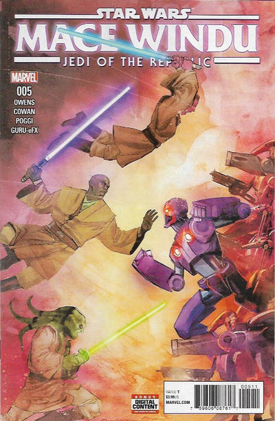 Cover for Star Wars: Mace Windu (Marvel, 2017 series) #5 [Regular Cover]