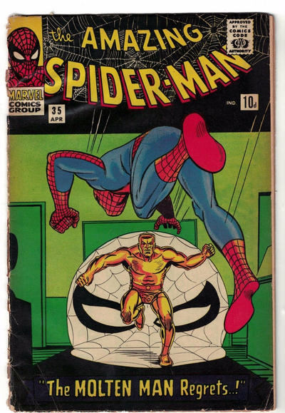 Cover for The Amazing Spider-Man (Marvel, 1963 series) #35 [British]