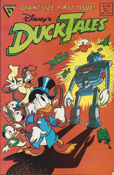 Cover for Disney's DuckTales (Gladstone, 1988 series) #1 [Newsstand]