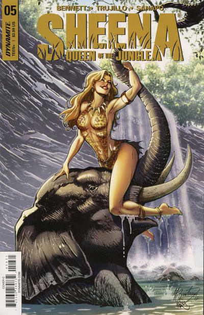 Cover for Sheena Queen of the Jungle (Dynamite Entertainment, 2017 series) #5 [Cover C Marco Santucci]