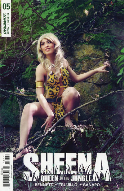 Cover for Sheena Queen of the Jungle (Dynamite Entertainment, 2017 series) #5 [Cover D Cosplay]