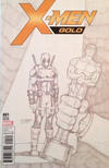 Cover Thumbnail for X-Men: Gold (2017 series) #1 [Incentive Ron Lim 'Deadpool Party' Sketch Variant]