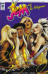 Cover Thumbnail for Jem & the Holograms (IDW, 2015 series) #20 [Subscription Cover]