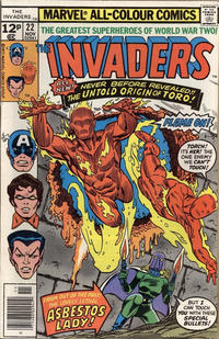 Cover Thumbnail for The Invaders (Marvel, 1975 series) #22 [British]