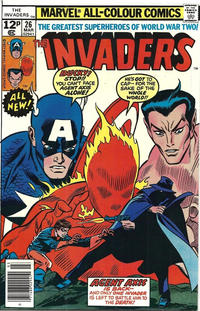 Cover for The Invaders (Marvel, 1975 series) #26 [British]
